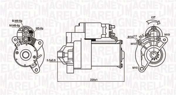 MAGNETI MARELLI Önindító MQS594_MM