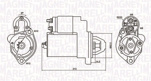 MAGNETI MARELLI Önindító MQS612_MM