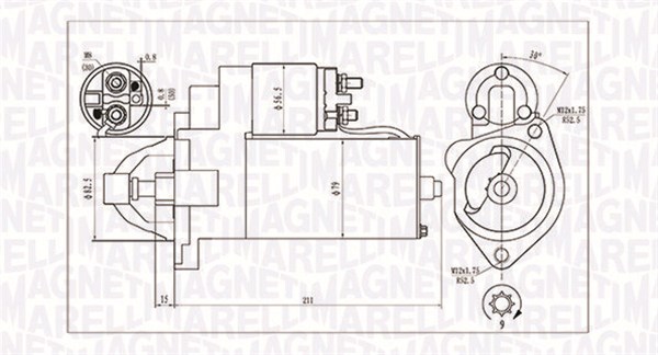 MAGNETI MARELLI Önindító MQS624_MM