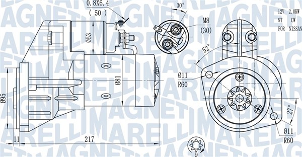 MAGNETI MARELLI Önindító MQS660_MM