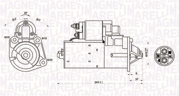 MAGNETI MARELLI Önindító MQS680_MM