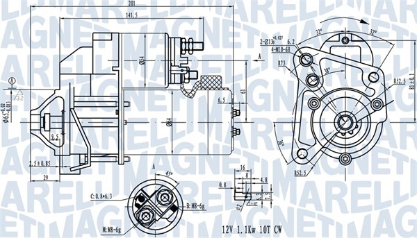 MAGNETI MARELLI Önindító MQS681_MM