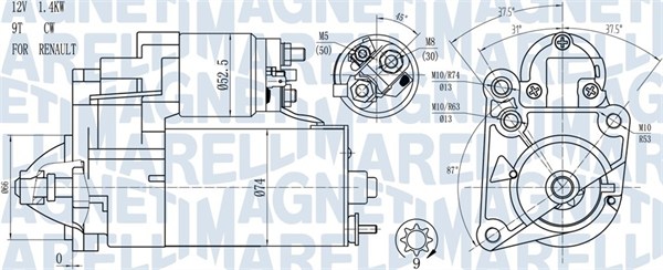 MAGNETI MARELLI Önindító MQS784_MM