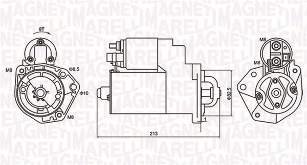 MAGNETI MARELLI Önindító MQS880_MM