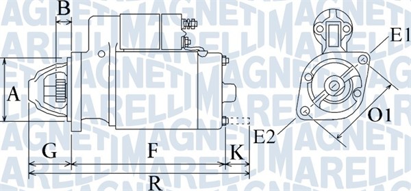 MAGNETI MARELLI Önindító MQS923_MM