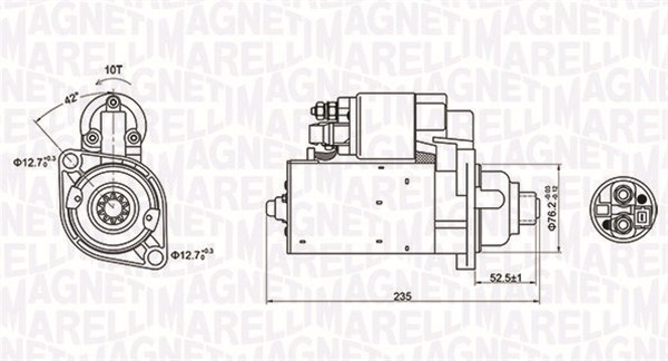 MAGNETI MARELLI Önindító MQS974_MM