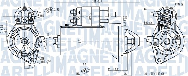 MAGNETI MARELLI Önindító MQS976_MM