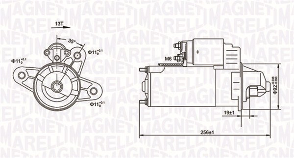 MAGNETI MARELLI Önindító MQS977_MM