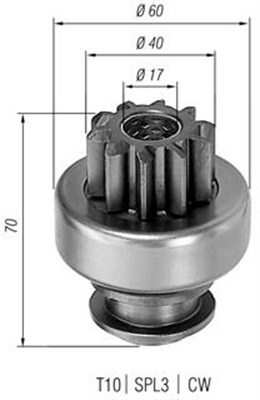 MAGNETI MARELLI Önindító fogaskerék AMB0012_MM