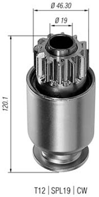 MAGNETI MARELLI Önindító fogaskerék AMB0027_MM