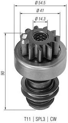 MAGNETI MARELLI Önindító fogaskerék AMB0060_MM