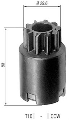 MAGNETI MARELLI Önindító fogaskerék AMB0067_MM