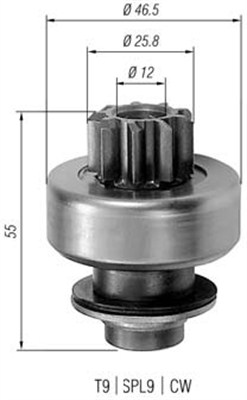 MAGNETI MARELLI Önindító fogaskerék AMB0070_MM