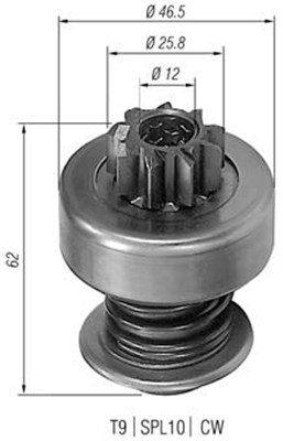 MAGNETI MARELLI Önindító fogaskerék AMB0089_MM
