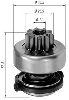 MAGNETI MARELLI Önindító fogaskerék AMB0151_MM