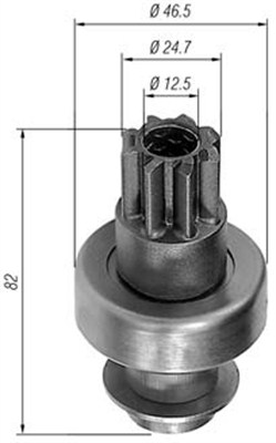MAGNETI MARELLI Önindító fogaskerék AMB0235_MM