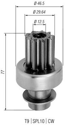 MAGNETI MARELLI Önindító fogaskerék AMB0270_MM