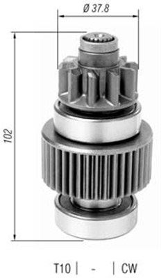 MAGNETI MARELLI Önindító fogaskerék AMB0383_MM