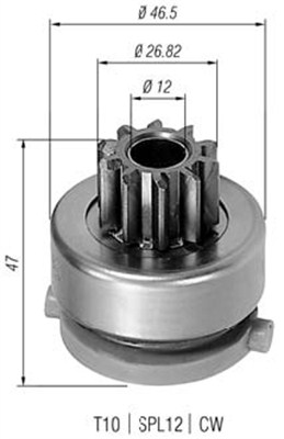 MAGNETI MARELLI Önindító fogaskerék AMB0423_MM