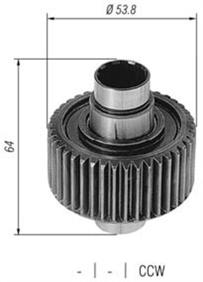 MAGNETI MARELLI Önindító fogaskerék AMB0430_MM