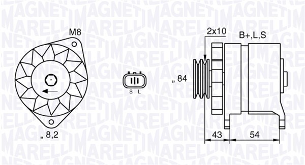 MAGNETI MARELLI Generátor MAN2625_MM