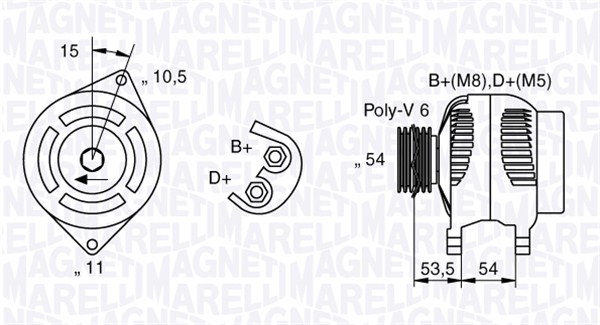 MAGNETI MARELLI Generátor MAN7016_MM