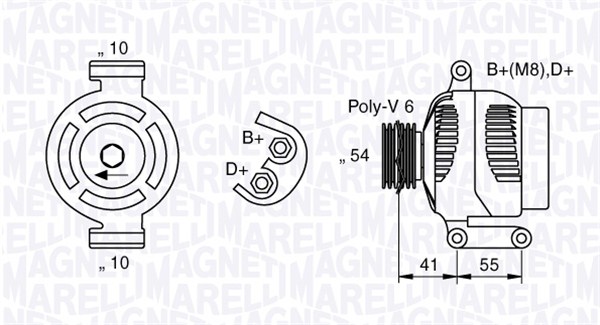 MAGNETI MARELLI Generátor MAN7028_MM