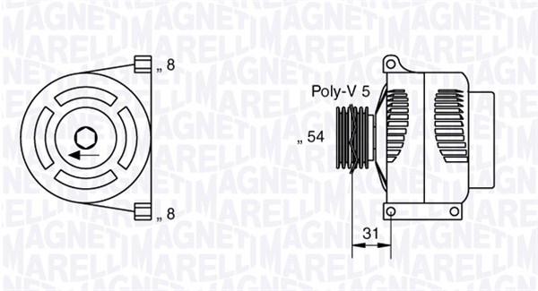 MAGNETI MARELLI Generátor MAN7426_MM