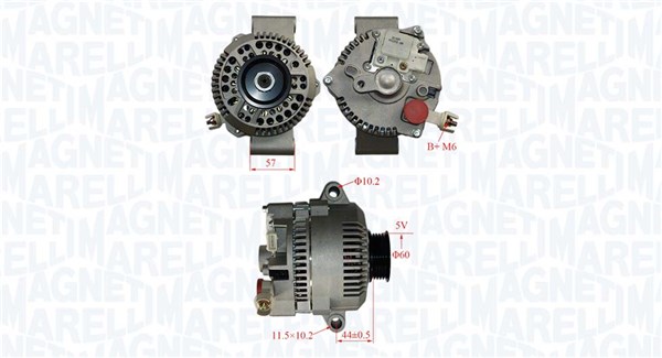 MAGNETI MARELLI Generátor MQA1034_MM