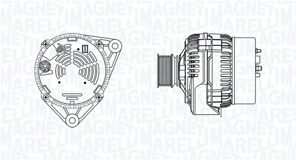 MAGNETI MARELLI Generátor MQA1062_MM