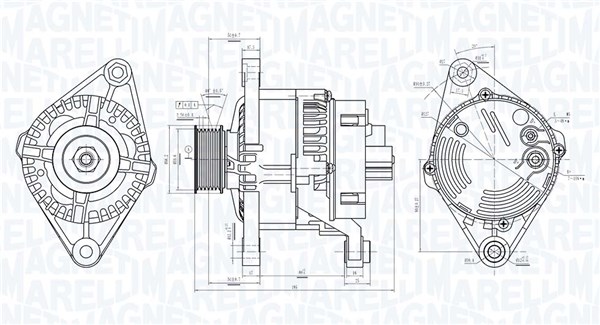 MAGNETI MARELLI Generátor MQA1084_MM