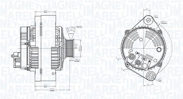 MAGNETI MARELLI Generátor MQA1318_MM