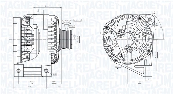 MAGNETI MARELLI Generátor MQA1439_MM