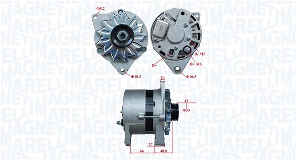 MAGNETI MARELLI Generátor MQA1455_MM