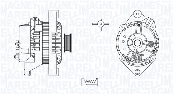 MAGNETI MARELLI Generátor MQA1581_MM