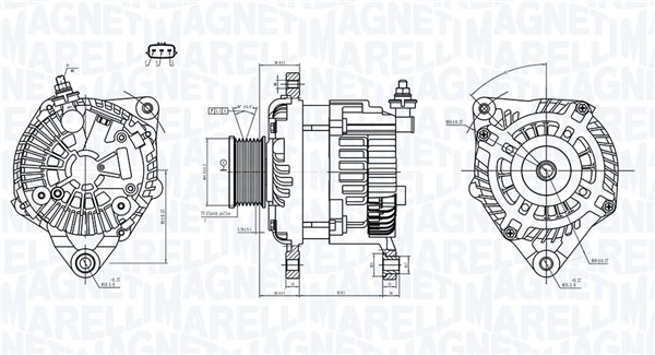 MAGNETI MARELLI Generátor MQA1946_MM