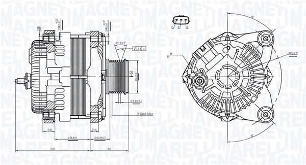 MAGNETI MARELLI Generátor MQA2182_MM