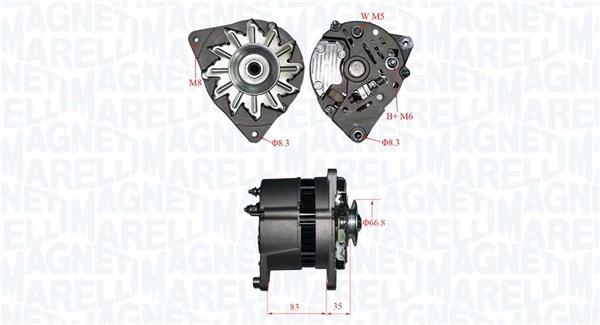 MAGNETI MARELLI Generátor MQA305_MM