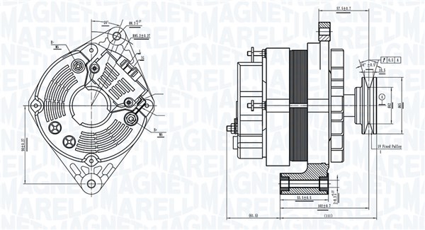 MAGNETI MARELLI Generátor MQA375_MM