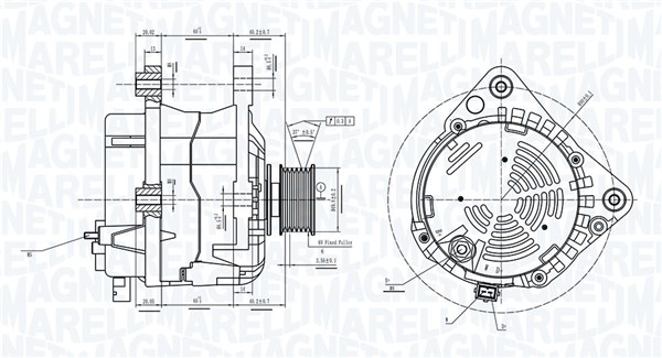 MAGNETI MARELLI Generátor MQA38370_MM