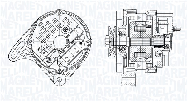 MAGNETI MARELLI Generátor MQA572_MM