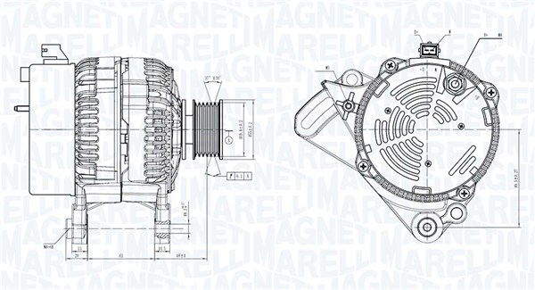 MAGNETI MARELLI Generátor MQA733_MM