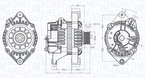 MAGNETI MARELLI Generátor MQA861_MM