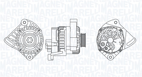 MAGNETI MARELLI Generátor MQA890_MM