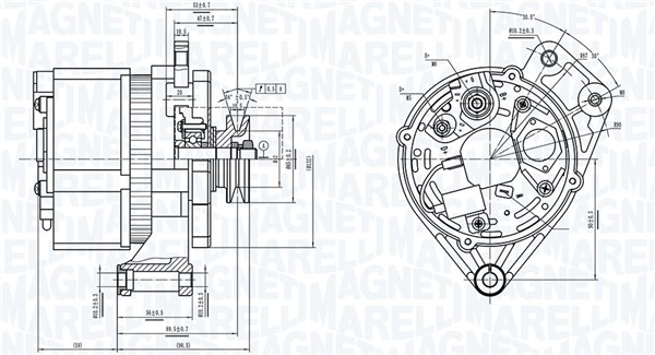 MAGNETI MARELLI Generátor MQA9061_MM