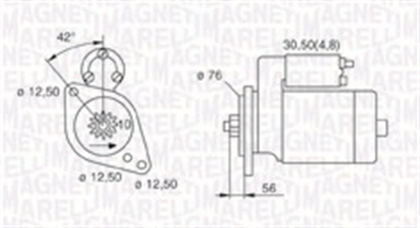 MAGNETI MARELLI Önindító MSN2104_MM