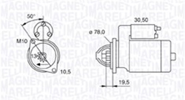 MAGNETI MARELLI Önindító MQS1158_MM