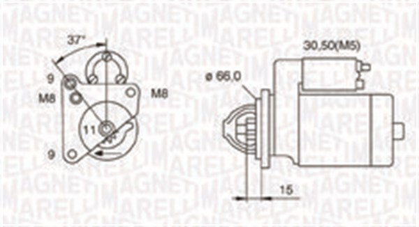 MAGNETI MARELLI Önindító MQS1260_MM