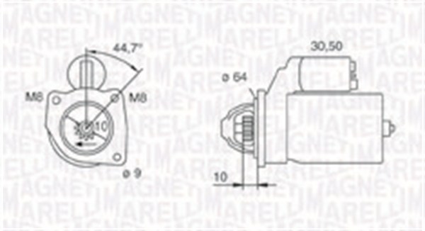 MAGNETI MARELLI Önindító MQS371_MM