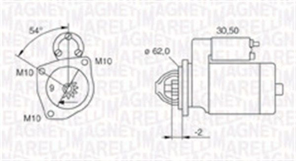 MAGNETI MARELLI Önindító MQS566_MM